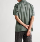 Beams Plus - Camp-Collar Checked Woven Shirt - Green