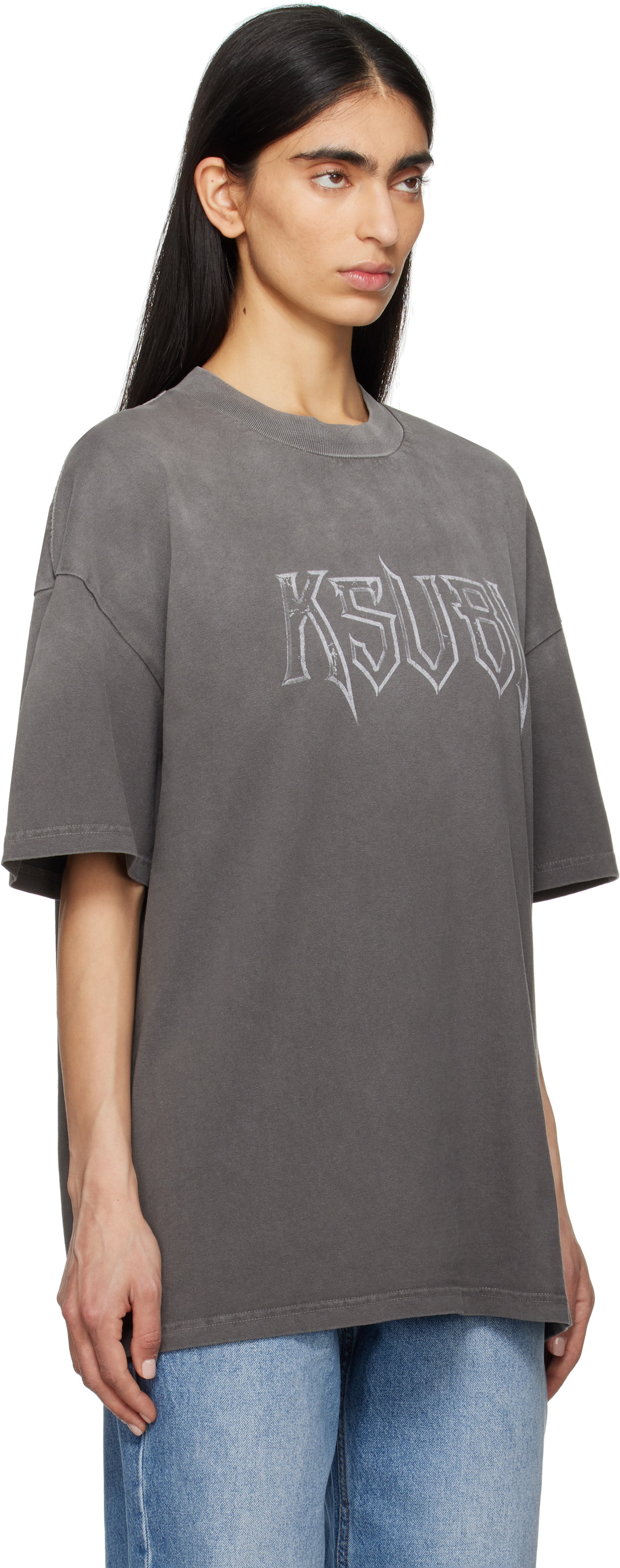 Ksubi Gray Kingdom Boyfriend SS T-shirt