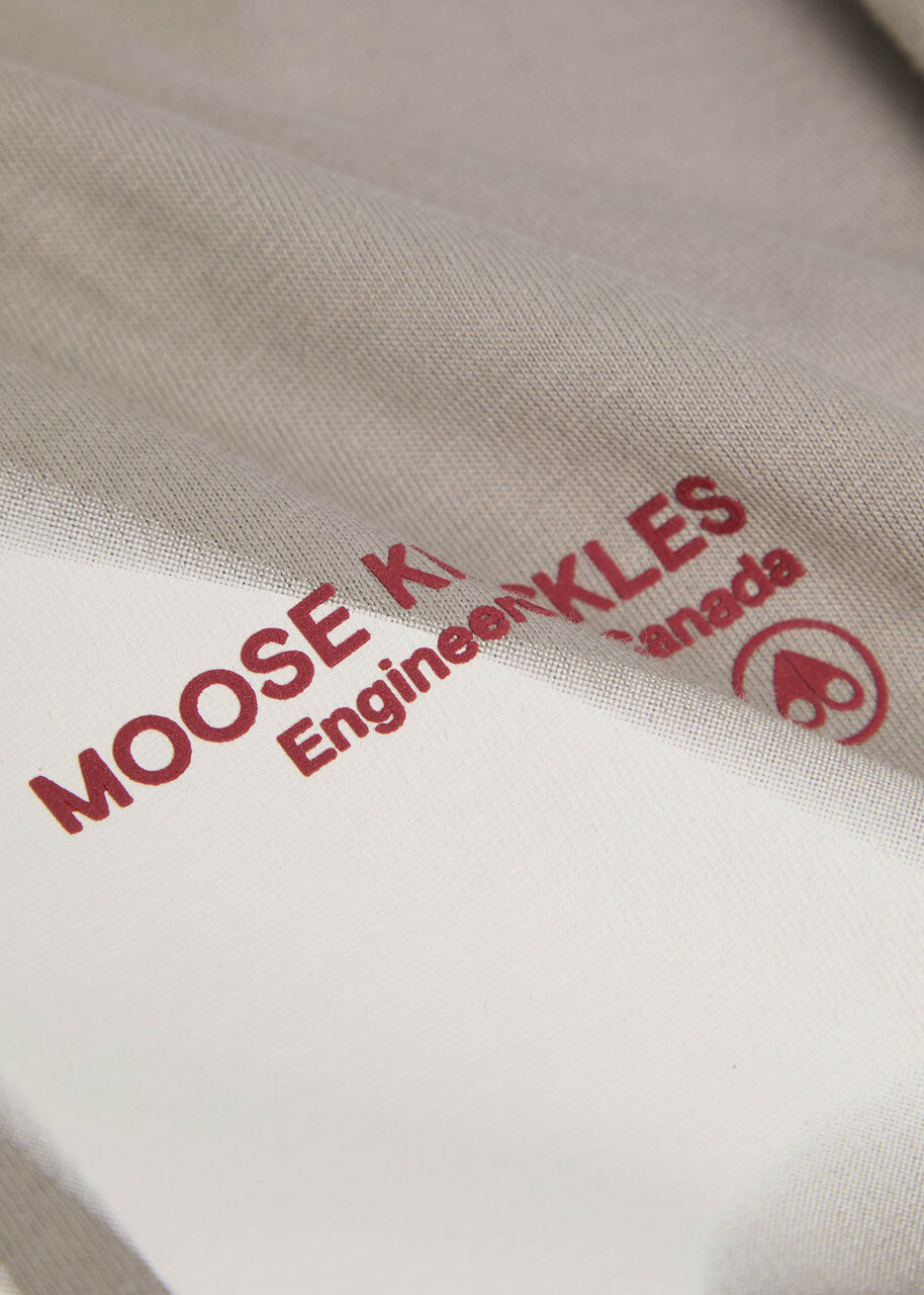 Moose Knuckles Maurice Printed Cotton T-shirt Taupe