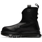 Dr. Martens Black Qubist Rigger Boots