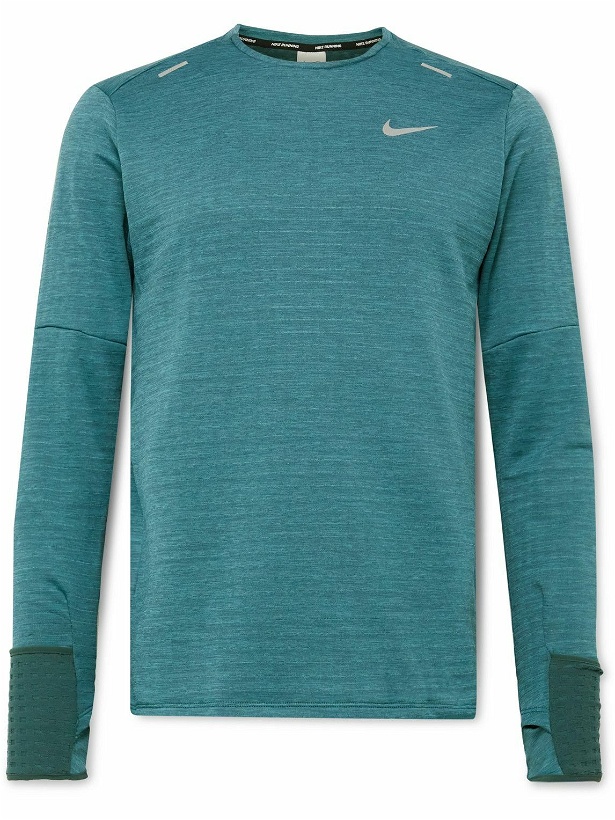 Photo: Nike Running - Repel Element Therma-FIT Running Top - Blue