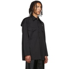 Sankuanz Black Capelet Shirt