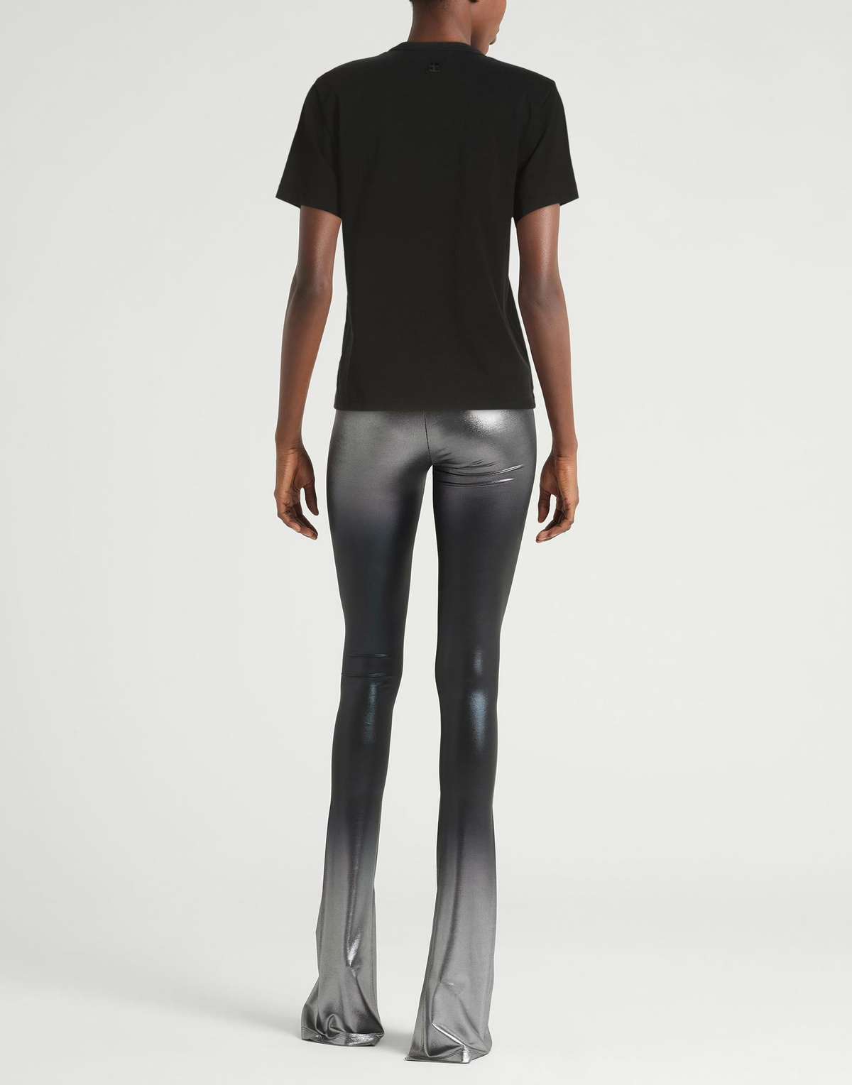 Courrèges Womens T-shirt in Black