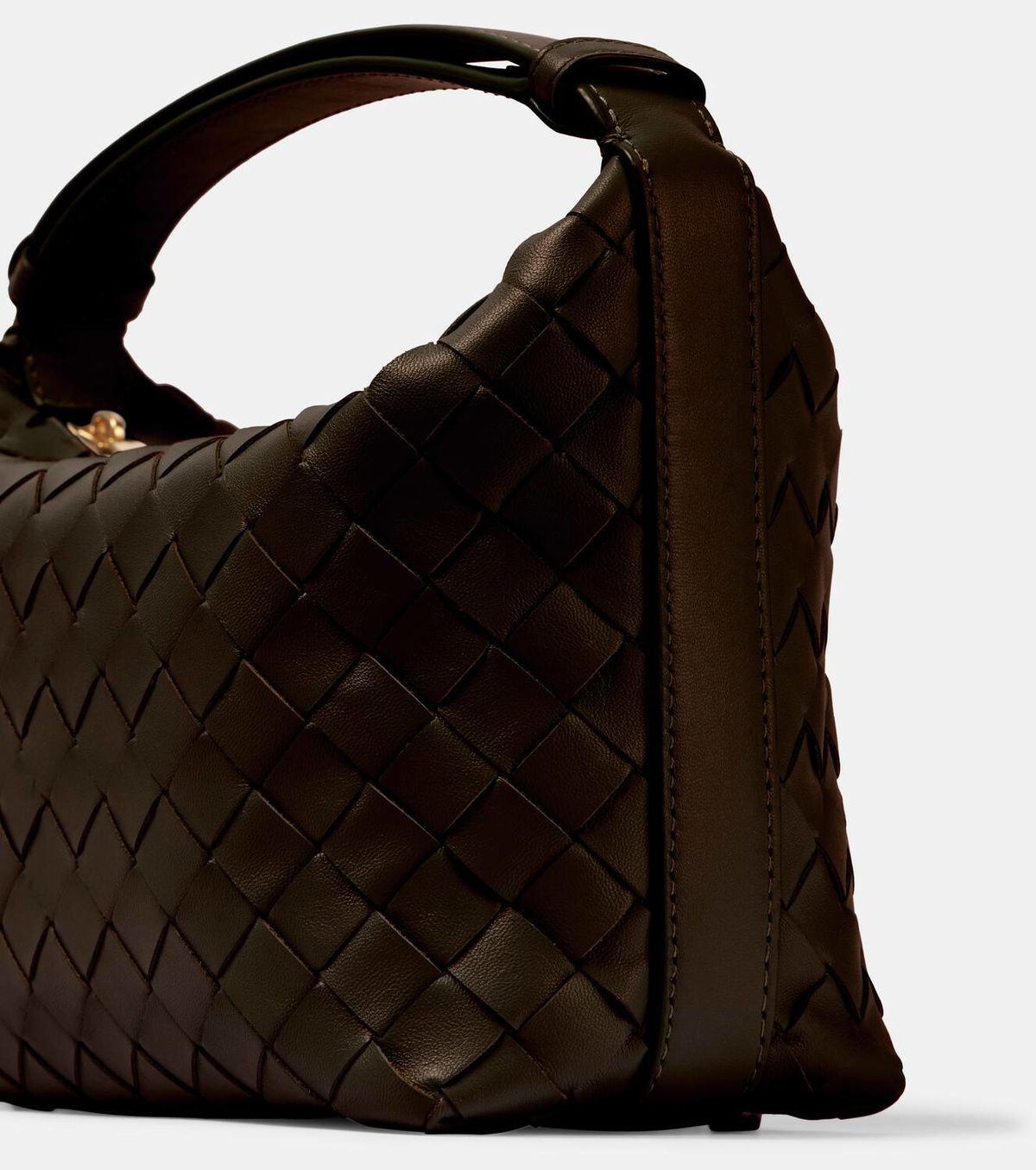 [Bottega Veneta] ウォレス レザー ミニ トートバッグ Bottega Veneta Wallace Mini leather tote bag Bottega Veneta