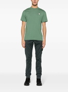 Moncler Genius X Palm Angels Green Logo-Appliqué T-Shirt