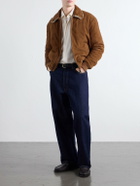 Altea - Iggy Shearling-Trimmed Padded Suede Jacket - Brown