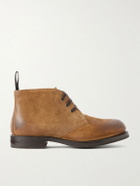Grenson - Rory Burnished-Suede Lace-Up Boots - Brown