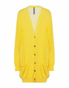 Manila Grace Womens Cardigan in Yellow