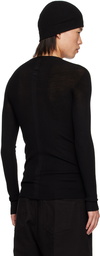 Rick Owens Black Porterville Crewneck Sweater