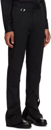 HELIOT EMIL Black Integrated Tailored Trousers