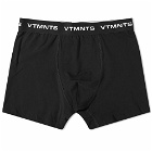 VTMNTS Men's Logo Boxer Short in Black