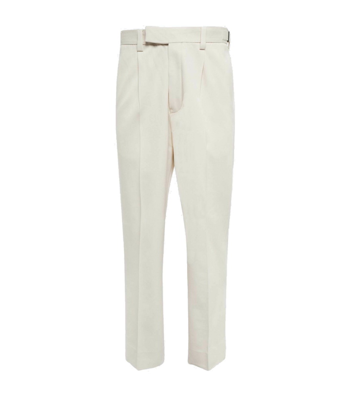 Photo: Zegna - Straight cotton and wool pants