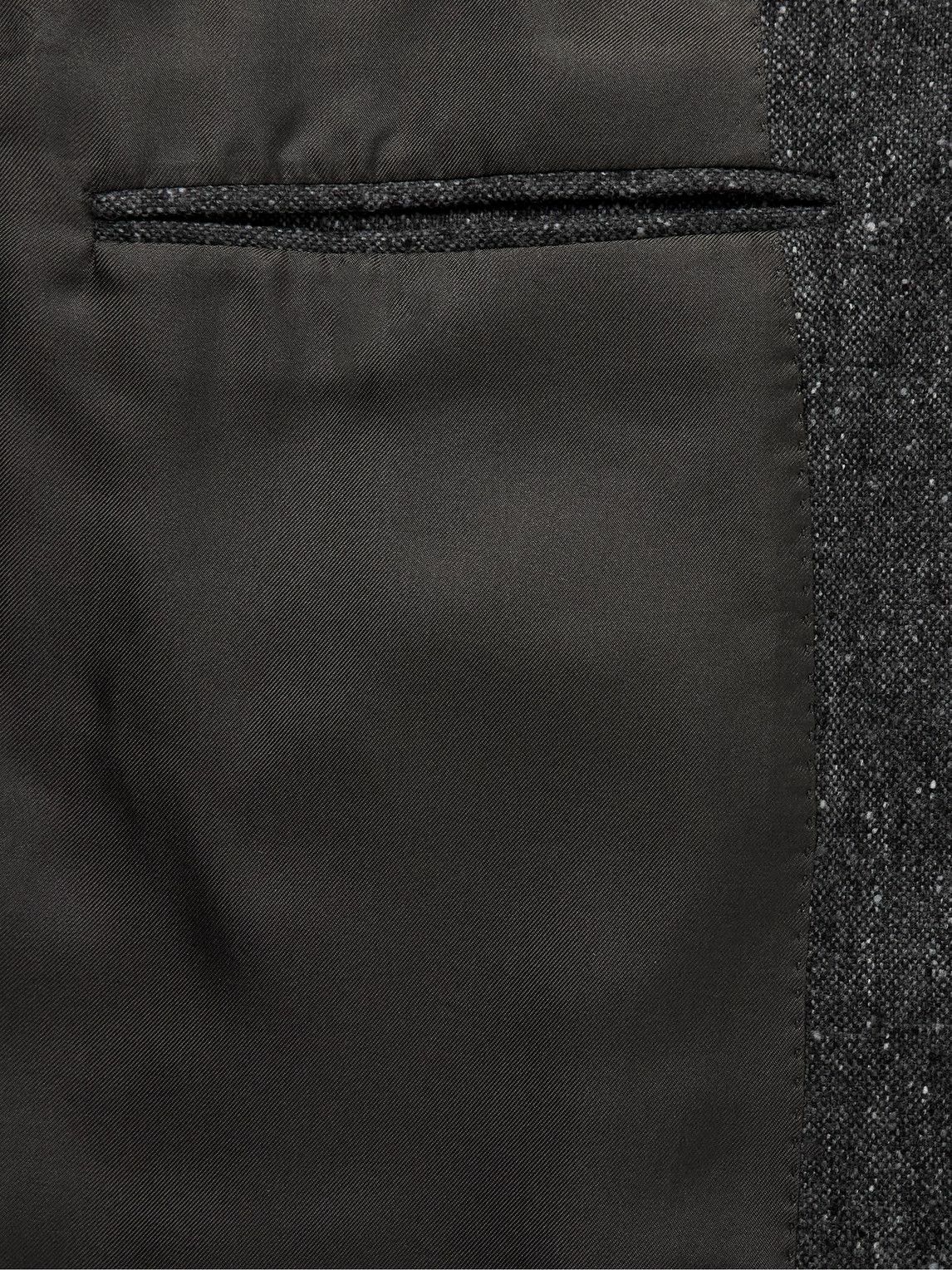 UMIT BENAN B - Double-Breasted Wool and Cashmere-Blend Blazer - Gray