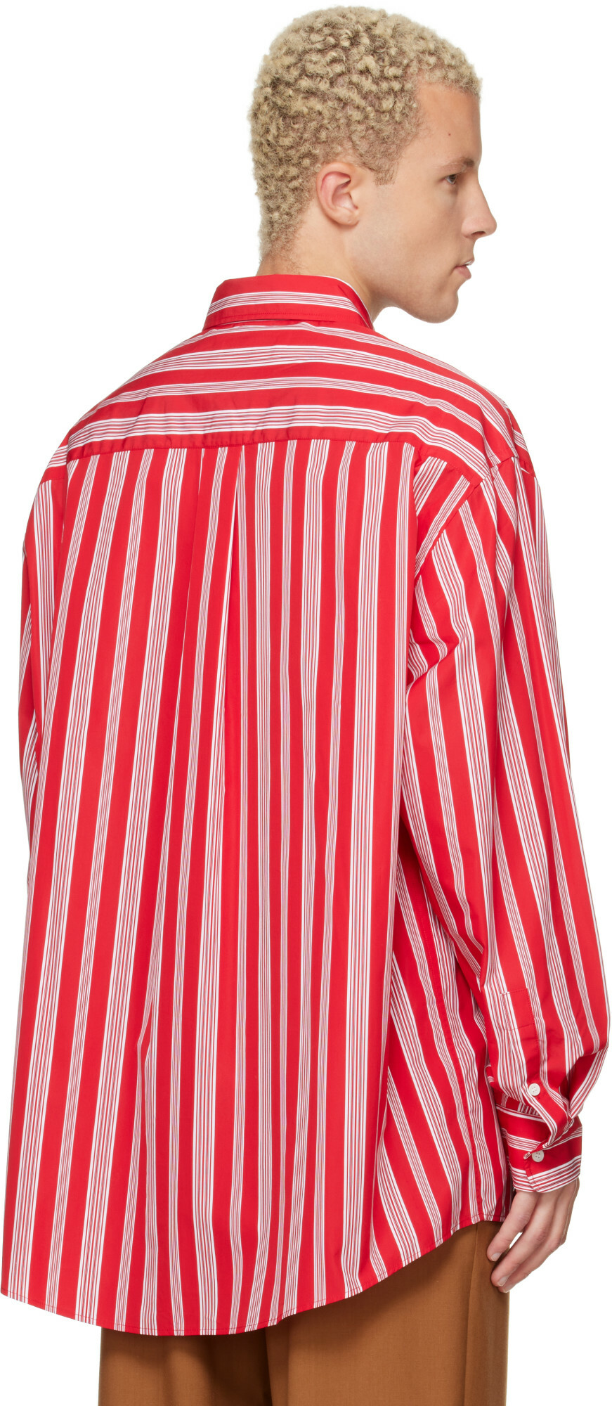 Marni Red Striped Shirt