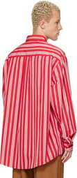 Marni Red Striped Shirt