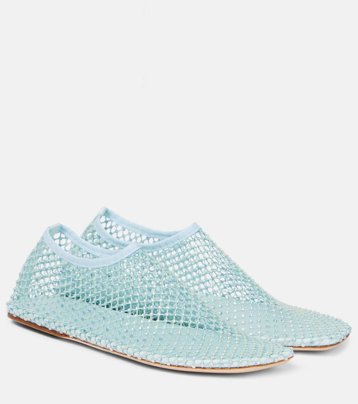 Christopher Esber Minette crystal-embellished mesh pumps