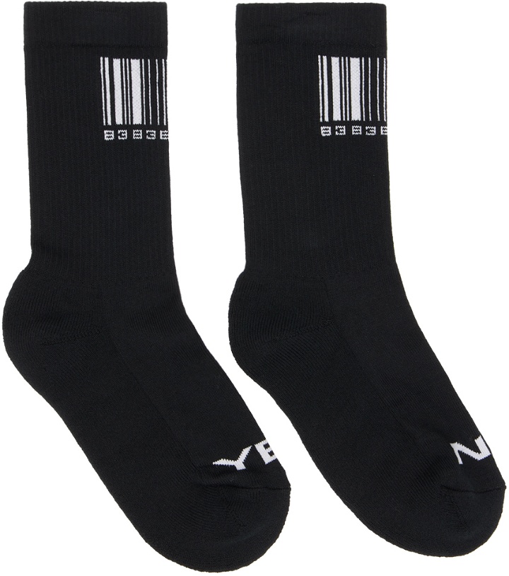 Photo: VTMNTS Black & White Yes/No Socks