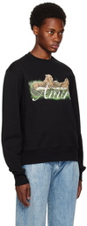 AMIRI Black Cheetah Sweatshirt