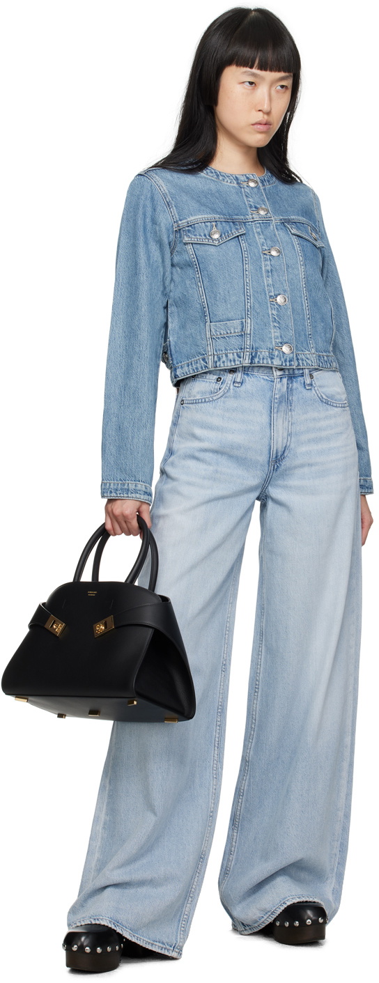 rag & bone Blue Faded Denim Jacket