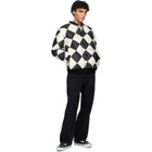 Neighborhood Black & White Checker Down Jacket