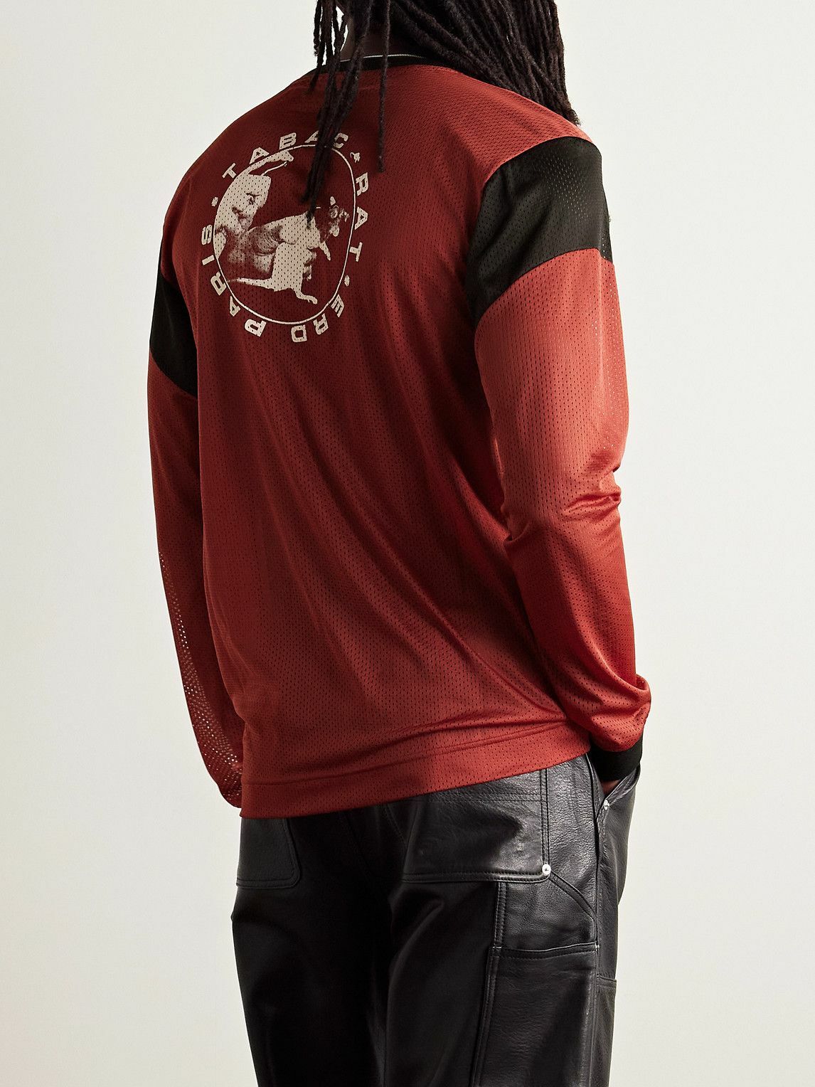 Enfants Riches Déprimés - Tabac Rat Slim-Fit Printed Mesh T-Shirt