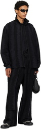 Y-3 Black Deco Stitch Track Jacket