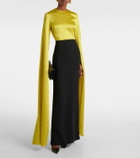 Solace London Adley crêpe gown