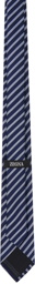 ZEGNA Navy Stripe Tie