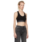 T by Alexander Wang Black Compact Sports Bra