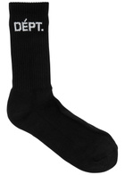 Gallery Dept. Logo-intarsia Cotton-blend Socks - Black - One Size
