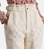 Marant Etoile Kylea broderie anglaise straight jeans