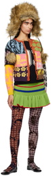 Ashley Williams Multicolor Patchwork Cardigan