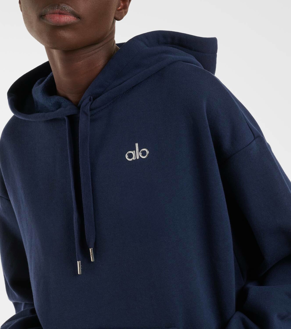 Alo Yoga Accolade cotton-blend jersey hoodie Alo Yoga