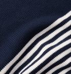 Orlebar Brown - Barnes Slim-Fit Striped Cotton Sweater - Navy