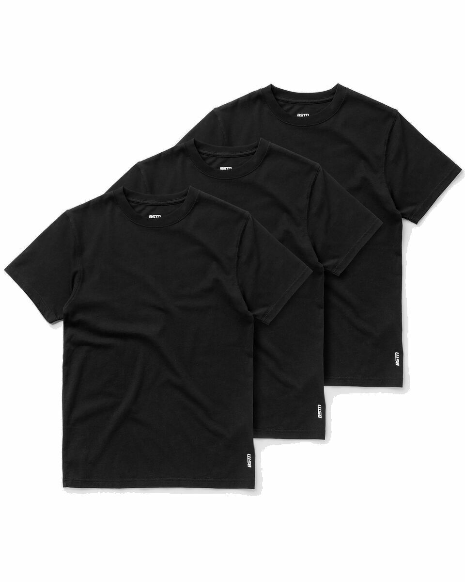 Photo: Bstn Brand Bstn Premium 3 Pack Tees Black - Mens - Shortsleeves