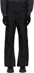 HOKITA Black Paneled Trousers