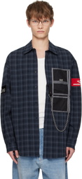 Martine Rose Navy Wallet Shirt