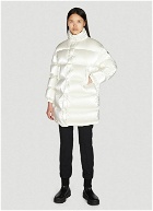 Gaou Long Parka Jacket in White