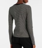 Nili Lotan Simone striped cotton jersey T-shirt