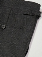 Kingsman - Straight-Leg Puppytooth Wool Suit Trousers - Gray