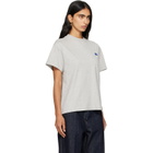 Jil Sander Gray Cotton Crew-Neck T-shirt