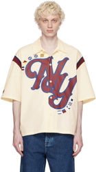 Tommy Jeans Beige College 'NY' Shirt