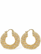 ZIMMERMANN - Twisted Rope Pavé Hoop Earrings