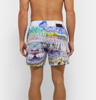AMIRI - Mid-Length Tie-Dyed Swim Shorts - Multi