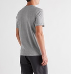 Officine Generale - Striped Cotton-Jersey T-Shirt - Gray