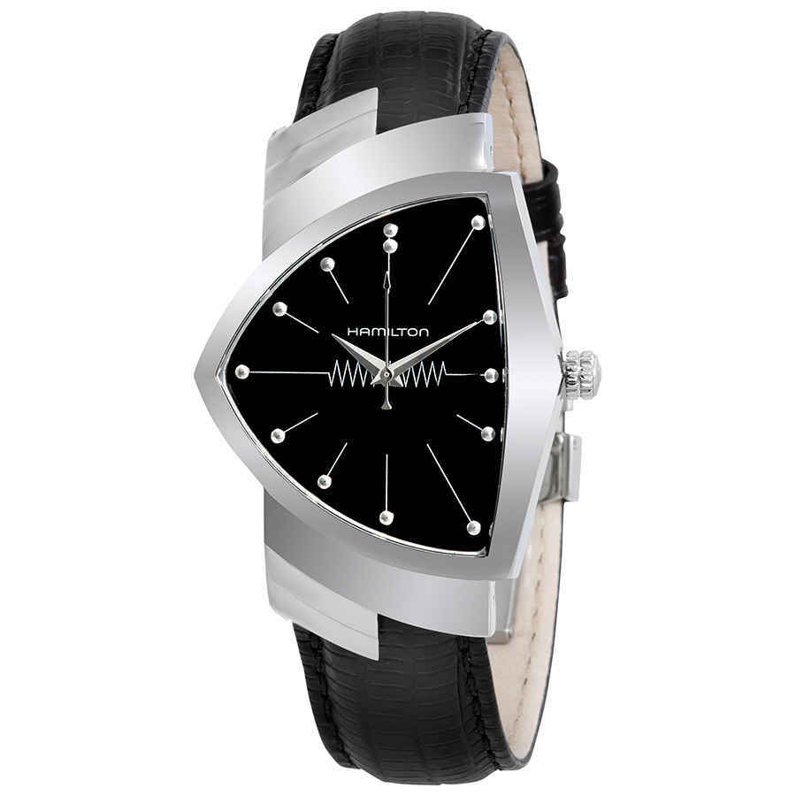 【緊急値下げ】HAMILTON 時計 品番：H24411732 Hamilton Ventura Black Dial Shield Shaped Mens Watch H24411732