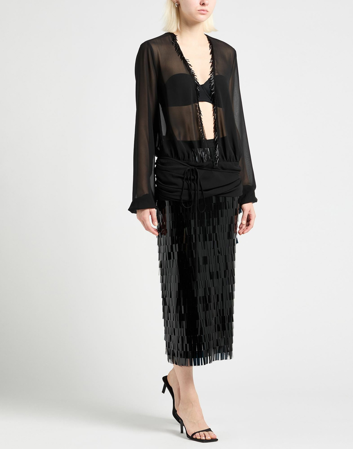 The Attico Womens Top in Black