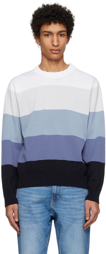 Photo: Hugo Blue Stripe Sweater