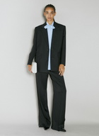 Prada Logo Jacquard Silk Shirt