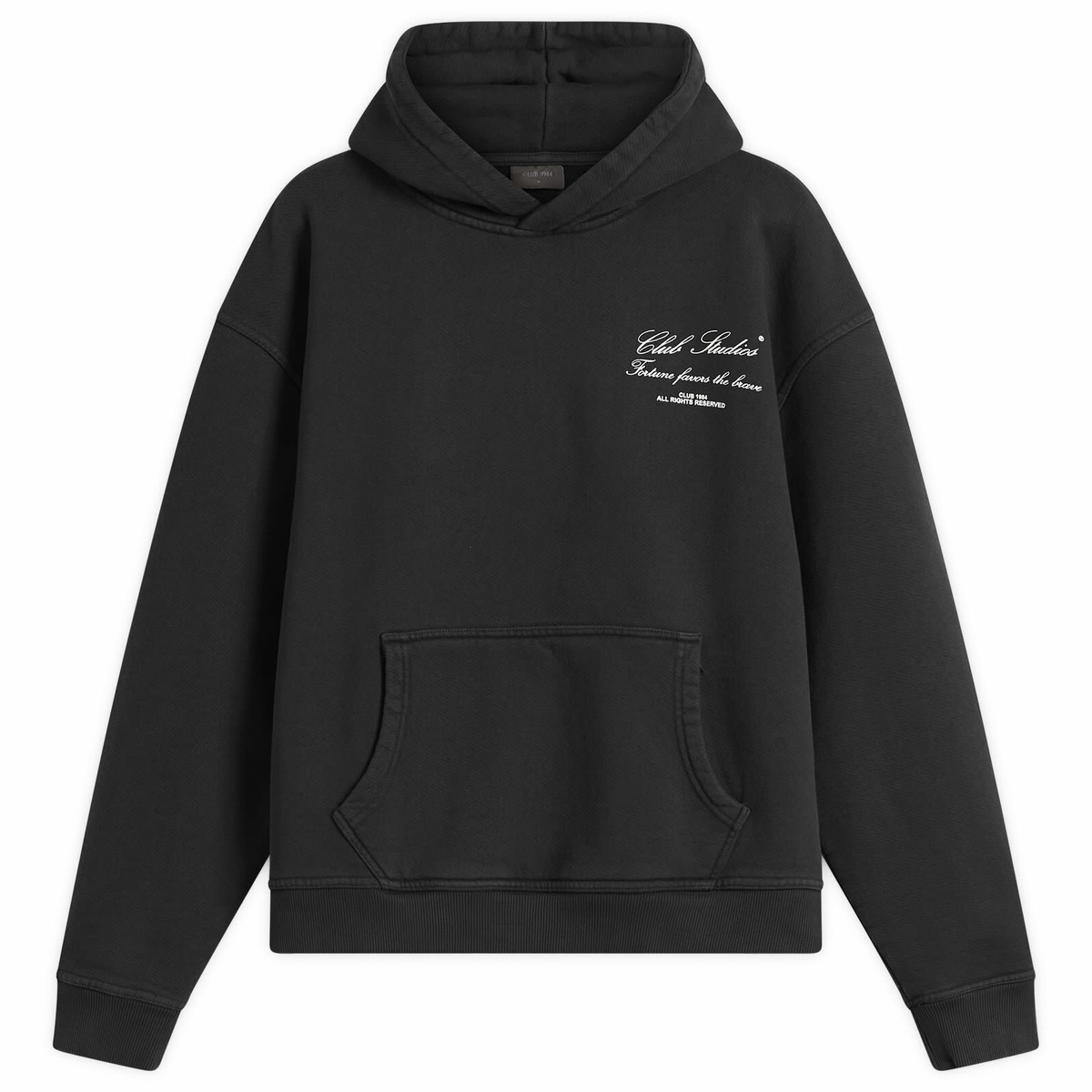 Club 1984 Men's LA Studio Hoodie in Black